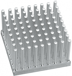 ICK S 36 x 36 x 20, Теплоотводы 36.4 mm 3.25 K/W Алюминий натуральный, Fischer Elektronik