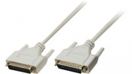 CCGP52100IV30, Serial Cable D-SUB 25-Pin Male - D-SUB 25-Pin Male 3m Ivory, Nedis (HQ)