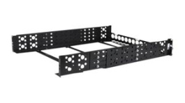 UNIRAILS2U, Server Rack Rails, Depth-Adjustable, Steel, 420mm, Black, StarTech.com