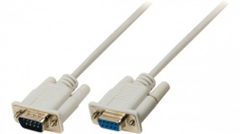 VLCP52010I050, Serial Cable D-SUB 9-Pin Male - Female 0.5 m, Valueline