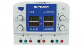 BK1673, Triple Output DC power supply 96 W 32 VDC, 32 VDC, 6 A 6 A, B&K PRECISION