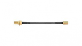 CAB.0101, RF Cable Assembly, SMA Female - SMB Female, 100mm, Black, Taoglas