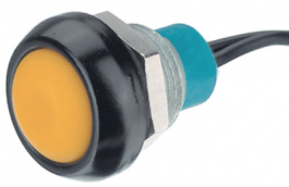 IPR3FAD2, Push-button Switch off-(on) black, APEM