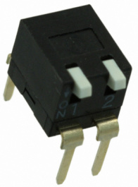 A6TR-2104, DIL switch THD 2P, Omron