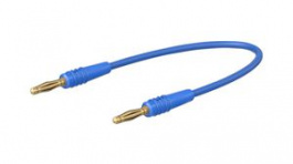 28.0047-00723, Test Lead, Blue, 7.5mm, Nickel-Plated Brass, Staubli (former Multi-Contact )