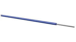 Yv 0.3/0.70mm Blue PVC [100 м], Solid Wire, PVC, 0.4mm2, Tinned Copper, Blue, 100m, Kabeltronik
