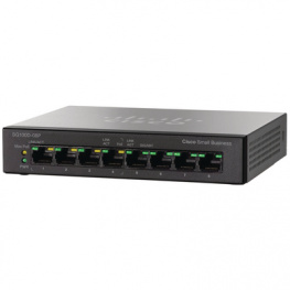 SG100D-08P-EU, Switch 8x 10/100/1000 (4x PoE) - Desktop, Cisco Systems
