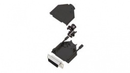 DTZK15-BK-DBS-K, DA-15 Socket D-Sub Connector Kit, Zinc Backshell, Encitech Connectors