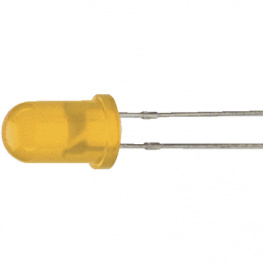 L-7113LYD, LED; 5мм; желтый; 1-3мкд; 30°; Поверхность: выпуклая; Кол-во выв:2, Kingbright