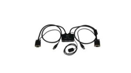 SV211USB, 2-Port USB VGA Cable KVM Switch, USB Powered with Remote Switch, StarTech