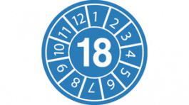 THATE LBLS 18 THIA15MM B-500, Date inspection label, Brady