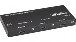 AVSP-HDMI1X2, 1 x 2 HDMI Splitter with Audio, Black Box