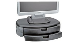 17.02.3375, Monitor Stand with Drawers, Grey, Roline