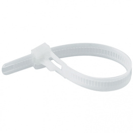 HV-300 [100 шт], Cable tie natural 300 mm x8 mm PU=100 ST, -