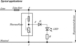 B72220T2131K101, ThermoFuse varistor 170 V, TDK-Epcos