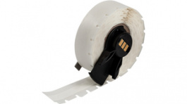 M61C-240-498, Continuous Semi-glossy Tape, Vinyl 9.1 m 6.1 mm white, Brady