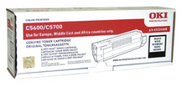 43324408, Toner black, Oki