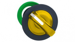 ZB5FK1483, Illuminated Selector Switch Head Yellow Handle Suitable for Harmony XB5, SCHNEIDER ELECTRIC