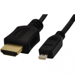 BB-656-2, HDMI - Micro HDMI cable ''slim'' m - m 2 m Black, Maxxtro