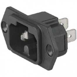 6120.3300, Разъем: питания AC; гнездо; "папа"; 10А; 250ВAC; IEC 60320; C16A, Schurter