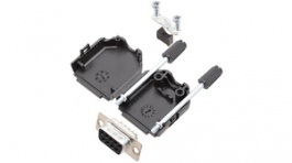 DPPK09-BK-DBS-K, D-Sub socket kit 9P, Encitech Connectors