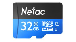 NT02P500STN-032G-S, Memory Card 32GB, microSDHC, 90MB/s, 20MB/s, Netac