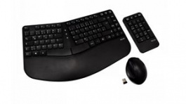 CKW400DE, Keyboard and Mouse, 1200dpi, CKW400, DE Germany, QWERTZ, Wireless, V7