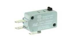 V15T16-EZ300, Микропереключатель; без рычага; SPDT; 16A/250ВAC; ON-(ON); 1; IP40, Honeywell