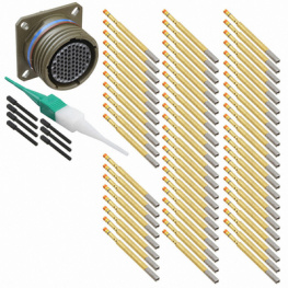 D38999/20WF35SN, Appliance socket with flange 66P, Amphenol