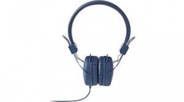 HPWD1100BU, Wired On-Ear Headphones 1.2m Round Cable Blue, Nedis (HQ)