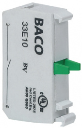 33E01, Switch Contact, BACO diam.22, Baco