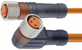 RKMV 4-07/5 M, Соединительный кабель; M8; PIN:4; прямой; 5м; вилка; 60ВAC; 4А; IP68, Lumberg Automation (Belden brand)