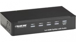 AVSP-HDMI1X4, 1 x 4 HDMI Splitter with Audio, Black Box