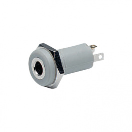 MJ-064H, Jack panel socket Grey 4 Poles, Marushin Electric