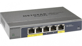 GS105PE-10000S, ProSAFE Plus Switch 5x 10/100/1000 (2x PoE) Desktop, NETGEAR