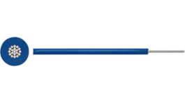RND 475-00488 [100 м], Stranded wire, 0.75 mm\x1a, blue Tinned copper Silicone, RND Cable