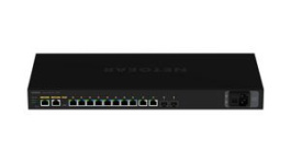 GSM4212PX-100EUS, PoE Switch, Layer 3 Managed, 10Gbps, 240W, RJ45 Ports 10, PoE Ports 8, NETGEAR