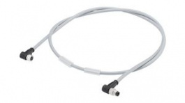 6ES7194-2LH10-1AB0, Power Cable, M8 Plug, M8 Socket, 4-Pin, for ET 200 AL, 1m, Siemens