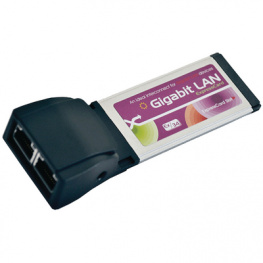 EX-6088, ExpressCard 34 mm Gigabit LAN, 2 port, Exsys