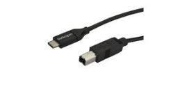 USB2CB2M, USB Cable USB-B Plug - USB-C Plug 2m USB 2.0 Black, StarTech.com