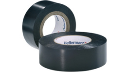 HTAPE-FLEX1000+19x6 PVC BK, PVC Electric Insulation Tape Thickness=0.18 mm 19 mm x 6 m B, HellermannTyton
