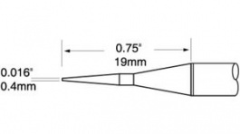 PTC-7CN2304A, Soldering cartridge Conical 0.4mm, Metcal