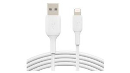 CAA001BT0MWH, Cable Apple Lightning - USB-A Plug 150mm White, BELKIN