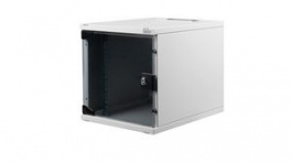 DN-10-06U-4, 10" Wall Mount Metal Enclosure 400x312x330mm Sheet Steel Grey IP20, DIGITUS