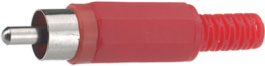 072138, Cinch plug red, -