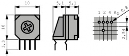 FR01FR16H-ST-082B, Switch Through Hole THT, NKK Switches (NIKKAI, Nihon)