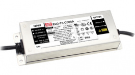 ELG-75-C500DA, LED driver, MEAN WELL