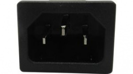 RND 465-00778, Inlet C14 Panel Mount Straight 10 A 250 VAC, RND Connect