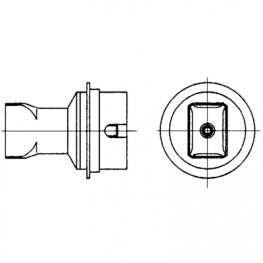 NQ15, Quad Nozzle, 14.5 mm x 10 mm, Weller
