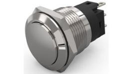 82-5161.2000, Pushbutton Switch, 1CO, Maintained Function, Silver, EAO